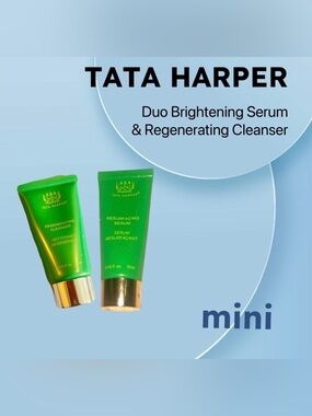 ⬇️🇺🇸🆕NWOB TATA HARPER | MINI | Luxe Regenerating Cleanser & Brightening Serum